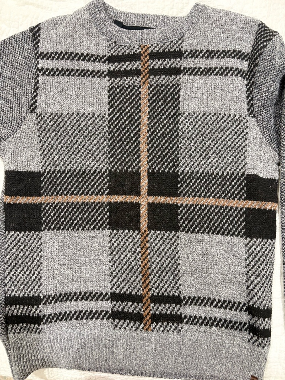 Buffalo David Bitton | Plaid Pullover Sweater | Gray | Men's S